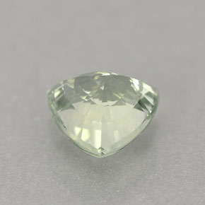 Safira verde natural 1,06ct, trillion, VVS