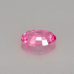 Safira rosa natural 0,56ct, corte oval, VVS-VS