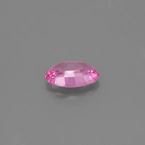 Safira rosa natural 0,48ct, corte oval, VS