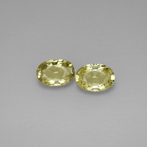 Pedras preciosas de safira verde natural de  ct, corte oval, VVS