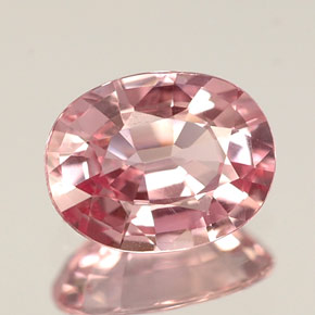 Safira Rosa Natural 1.05ct, Corte Oval, VVS