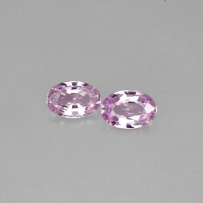 Pedras preciosas de safira violeta natural de  ct, corte oval, VVS