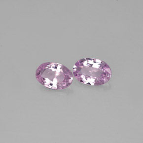 Pedras preciosas de safira violeta natural de  ct, corte oval, VVS