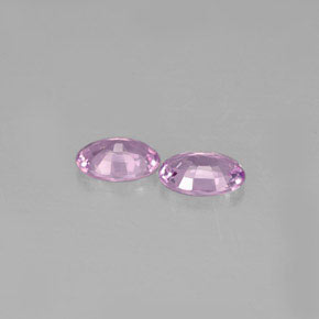 Pedras preciosas de safira violeta natural de  ct, corte oval, VVS