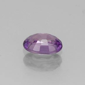 Safira violeta natural 0,61ct, corte oval, VS