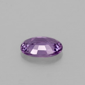 Safira violeta natural 0,52ct, corte oval, VVS