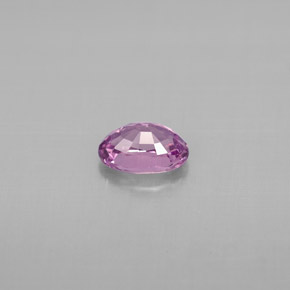 Safira violeta natural 0,64ct, corte oval, VS