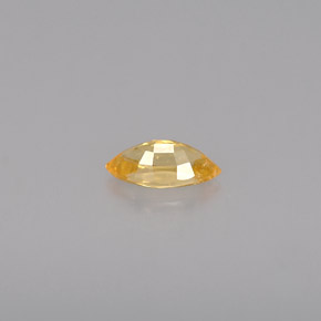 Safira laranja natural 0,33ct, marquise, VVS-VS