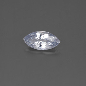 Safira azul natural 0,48ct, marquise, VS-SI