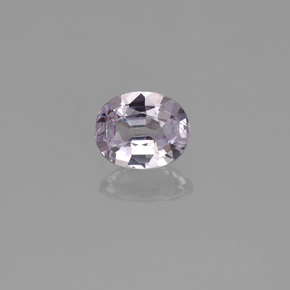 Safira branco natural 0,42ct, corte oval, VS-SI