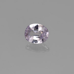 Safira branco natural 0,42ct, corte oval, VS-SI