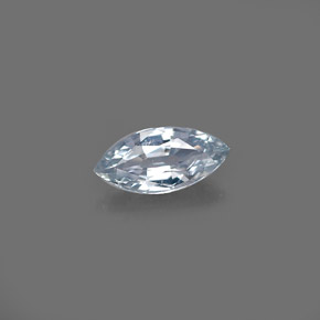 Safira azul natural 0,29ct, marquise, VVS