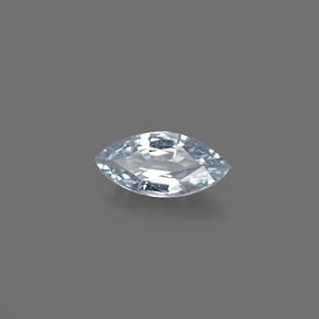 Safira azul natural 0,29ct, marquise, VVS