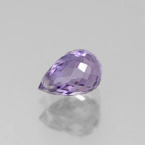 Safira violeta natural 0,81ct, briolete, VS