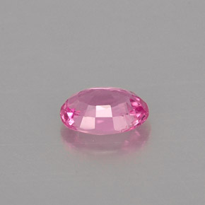 Safira rosa natural 0,55ct, corte oval, VS