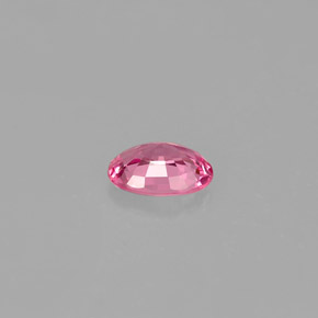 Safira rosa natural 0,47ct, corte oval, VVS-VS