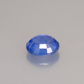 Safira azul natural 1,30ct, corte oval, VS