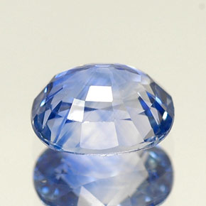 Safira azul natural 1,32ct, almofada cortada, VVS-VS