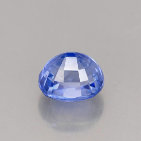 Safira azul natural 1,02ct, corte oval, VVS-VS