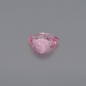 Safira rosa natural 0,64ct, trillion, VS