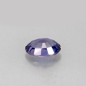 Safira azul natural 0,57ct, corte oval, VS