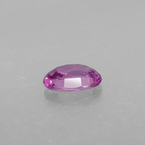 Safira roxo natural 0,57ct, corte oval, VVS-VS