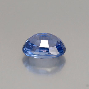 Safira azul natural 1,00ct, corte oval, VS