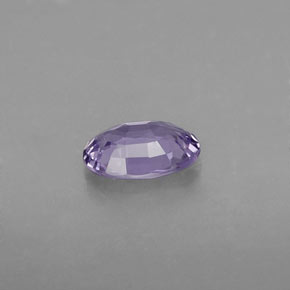 Safira violeta natural 0,57ct, corte oval, VVS-VS