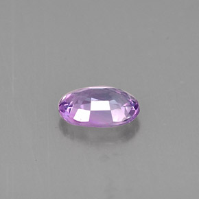 Safira violeta natural 0,61ct, corte oval, VVS-VS