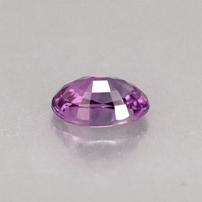 Safira violeta natural 0,63ct, corte oval, VVS-VS