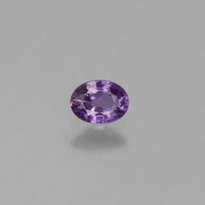Safira violeta natural 0,42ct, corte oval, VVS-VS