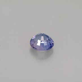 Safira violeta natural 0,39ct, corte redondo, VS