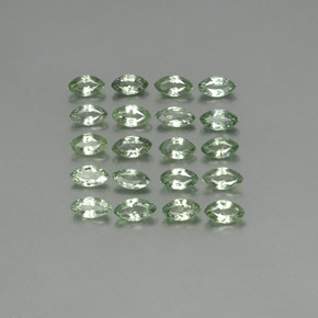 Pedras preciosas de safira verde natural de  ct, marquise, VS