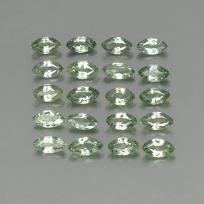 Pedras preciosas de safira verde natural de  ct, marquise, VS