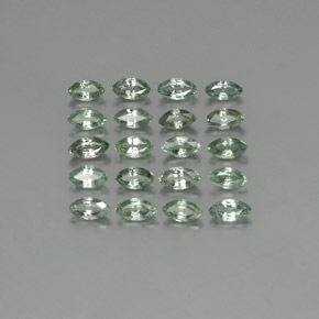 Pedras preciosas de safira verde natural de 4,39 ct, marquise, VS
