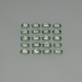 Pedras preciosas de safira verde natural de 4,39 ct, marquise, VS