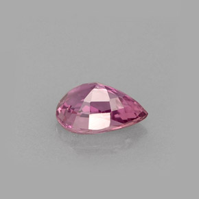 Safira rosa natural 0,60ct, formato de pêra, VVS-VS