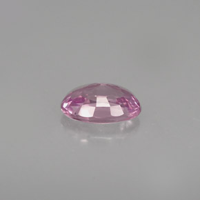 Safira violeta natural 0,63ct, corte oval, VVS