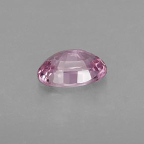 Safira rosa natural 0,59ct, corte oval, VVS