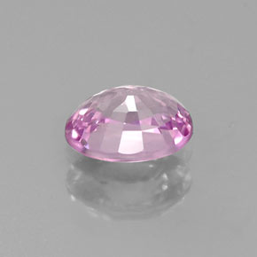 Safira violeta natural 0,66ct, corte oval, VVS
