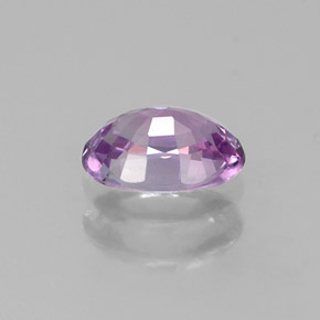 Safira violeta natural 0,61ct, corte oval, VVS-VS