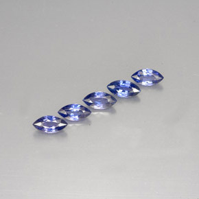 Pedras preciosas de safira azul natural de  ct, marquise, VS