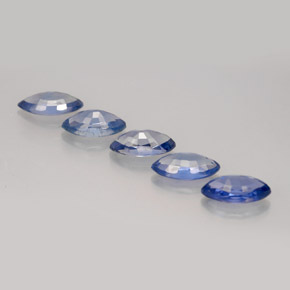 Pedras preciosas de safira azul natural de  ct, marquise, VS