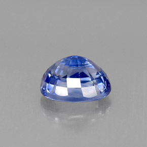 Safira azul natural 1,16ct, corte oval, VVS