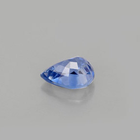 Safira azul natural 0,93ct, formato de pêra, VVS-VS