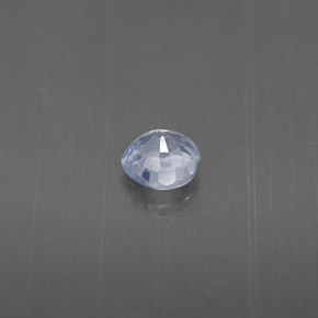 Safira azul natural 0,32ct, formato de coração, VS-SI
