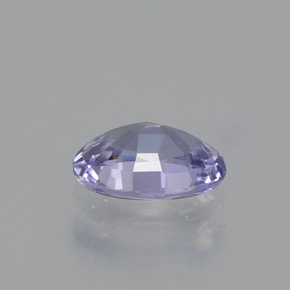 Safira azul natural 0,58ct, corte oval, VVS-VS
