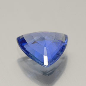 Safira azul natural 1,85ct, trillion, VS