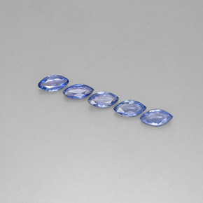 Pedras preciosas de safira azul natural de  ct, marquise, VVS-VS