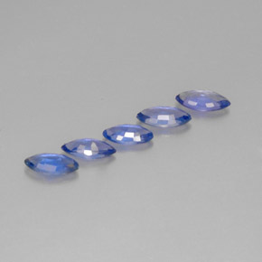 Pedras preciosas de safira azul natural de  ct, marquise, VVS-VS